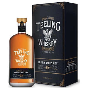 Irish Whiskey 1: Teeling 18yo Renaissance Series No.4 700mL
