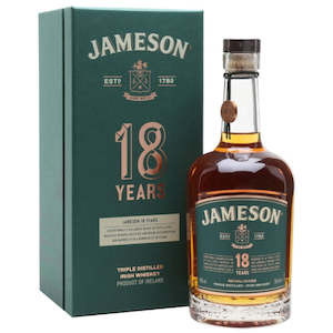 Irish Whiskey 1: Jameson's 18yo Irish Whiskey 700mL