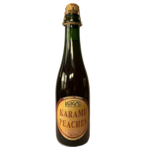 Lambic Ales: Karamu Barrelworks Peaches 375mL