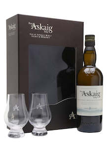 Indie Bottlers: Port Askaig 8yo 700mL Giftpack w 2x Glasses