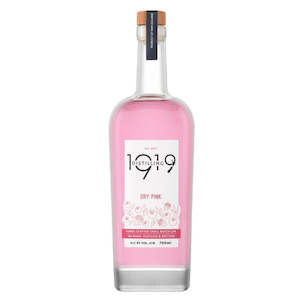 1919 Distilling: 1919 Distilling Dry Pink Gin 700mL