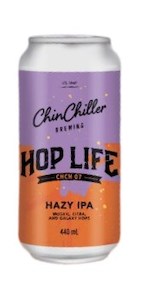 Chin Chiller Brewery Of The Month: Chinchiller Hop Life CHCH07 Hazy IPA 440mL