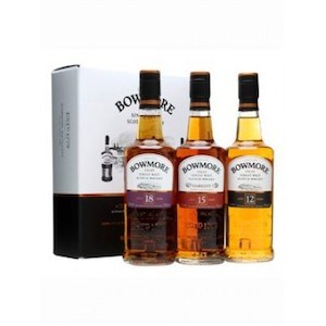 Bowmore 12yo/15yo/18yo 3x200mL Gift Set