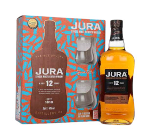 Jura 12yo 700mL + 2 Glasses Giftpack