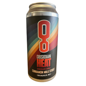 Dark Beer: Ground Up Obsidian Heat Chilli Chocolate Cinnamon Stout 440mL