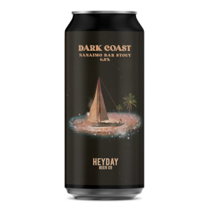 Dark Beer: Heyday Dark Coast Nanaimo Bar Stout 440mL