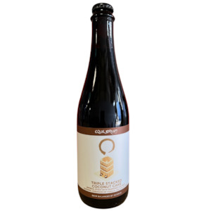 Dark Beer: Equilibrium Brewing Triple Stacked Coconut Cake Imperial Stout 500mL