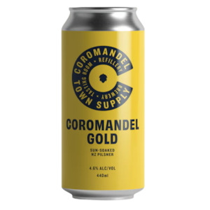Coromandel Town Supply Coromandel Gold NZ Pilsner 440mL