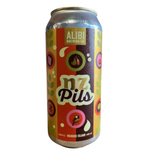 Lager Pilsner: Alibi NZ Pils New Zealand Pilsner 440mL