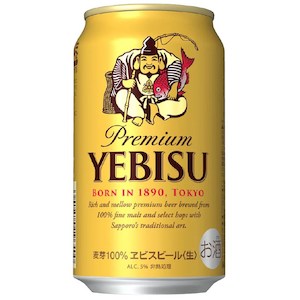 Yebisu Premium Beer 4x350mL