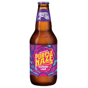 Lager Pilsner: Abita Brewing Purple Haze Raspberry Lager 355mL