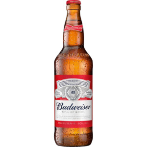 Beer: Budweiser 660mL