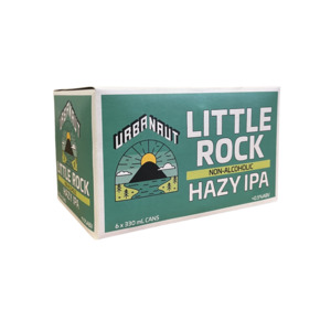 Non Alcoholic Mixers: Urbanaut Little Rock Non-Alcoholic Hazy IPA 6x330mL