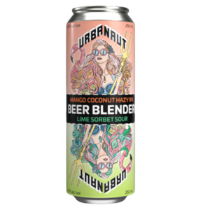 Urbanaut Brewery Of The Month November 2020: Urbanaut Beer Blender Mango Coconut Hazy IPA Lime Sorbet Sour 2x250mL