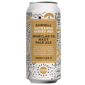 Sawmill Brewery Of The Month: Sawmill Aotearoa Series #65 Ironclad Co Hazy Pale Ale 440mL