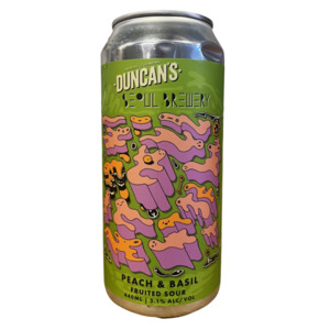 Duncans Brewery Of The Month: Duncan's Peach & Basil Fruited Sour 440mL
