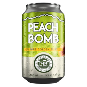 Cider: HBBC Crushed Peach Bomb 330ml