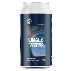 Pilsner: Mount Brewing Single Wave West Coast Pilsner 440ml