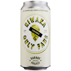 Pilsner: Garage Project Riwaka Only Fans Dry Hopped California Style Pilsner 440ml
