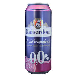 Wheat Beer: Kaiserdom 0% Alcohol Free Pink Grapefruit Weissbier 500ml