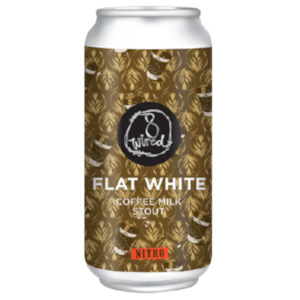 Stout: 8 Wired Flat White Milk Stout 440ml