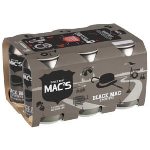 Macs Black Porter 330ml 6pk