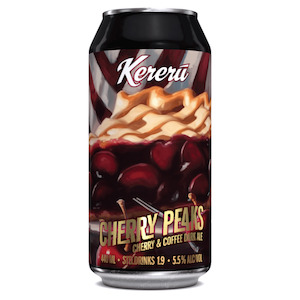 Dark Ale: Kereru Cherry Peaks Cherry & Coffee Dark Ale 440ml