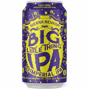 Double Ipa: Sierra Nevada Big Little Thing Double IPA 355ml BB 04/07/25