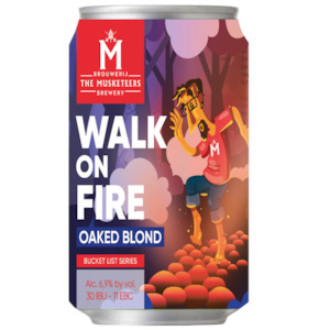 The Musketeers Walk On Fire Oaked Blond 330ml