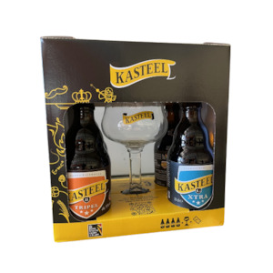 Tripel: Kasteel Gift Pack 4x330ml & 1x Glass