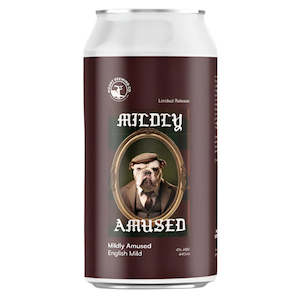 English Ale: Mount Brewing Mildly Amused English Mild 440ml