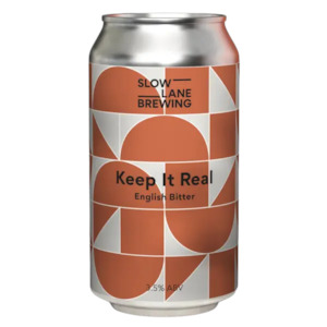 English Ale: Slow Lane Brewing Keep It Real English Bitter 375ml