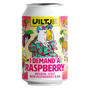 Craft Beer From The Netherlands: Uiltje I Demand A Raspberry Imperial Stout 330ml