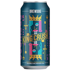 Craft Beer From The United Kingdom: Brewdog King Crush Mango & Passionfruit Milkshake IPA 440ml