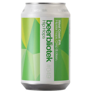 Beerbliotek Hip Hops West Coast IPA 330ml BB 31//07/25