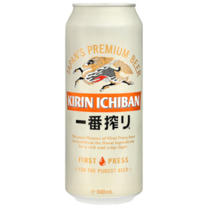 Kirin Ichiban Lager 500ml Can