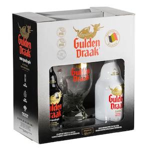 Mixed Cases Gift Packs: Gulden Draak 2x330ml & Glass Gift Set