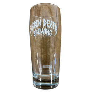 Beer Glassware: Sudden Death Brewing 400ml Glass