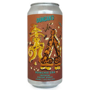 Dark Beer: Duncan's Bunchie Cra imperial Pastry Stout 440ml