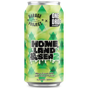 One Drop Brewing Home, Land & Sea Cali IPA 440ml
