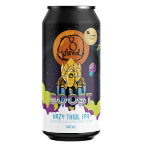 8 Wired Boost Thiol Super Sauvin Hazy IPA 440ml
