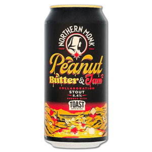 Dark Beer: Northern Monk PB&J On Toast Stout 440ml BB 21/10/25