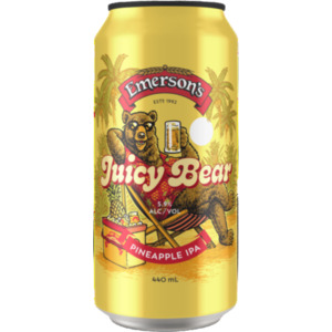 Emersons Juicy Bear Pineapple IPA 440ml