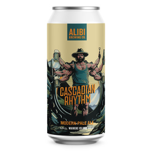 Pale Ale: Alibi Brewing Cascadian Rhythm Modern Pale Ale 440ml