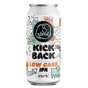 Pale Ale: 8 Wired Kickback Low Carb IPA 440ml