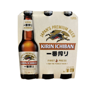 Kirin Ichiban Shibori Lager 6x330ml