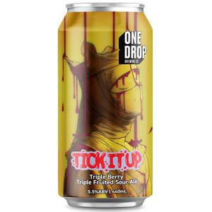 One Drop Brewing Tick It Up Triple Berry Fruited Sour 440ml