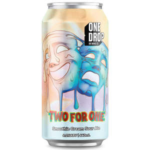 Sour Beer: One Drop Brewing Two For One Smoothie Cream Sour Ale 440ml