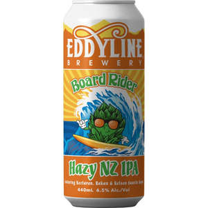 Hazy Ipa: Eddyline Board Rider Hazy IPA 440ml