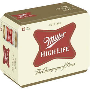 Miller High Life 12x355ml Cans